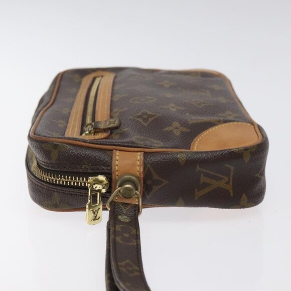 LOUIS VUITTON Monogram Marly Dragonne GM Clutch Bag LV Auth - Picture 4 of 16